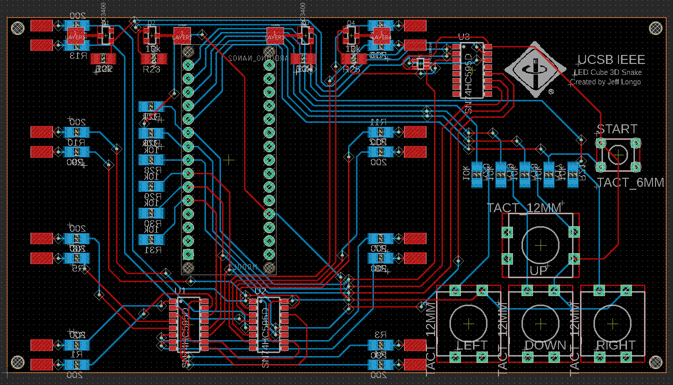 LED Cube Circuit